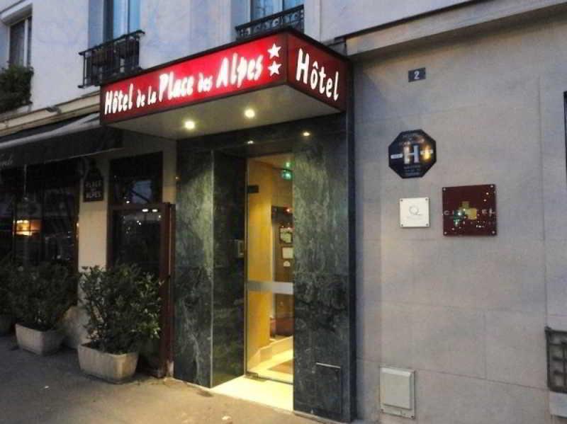 Hotel De La Place Des Alpes Paříž Exteriér fotografie