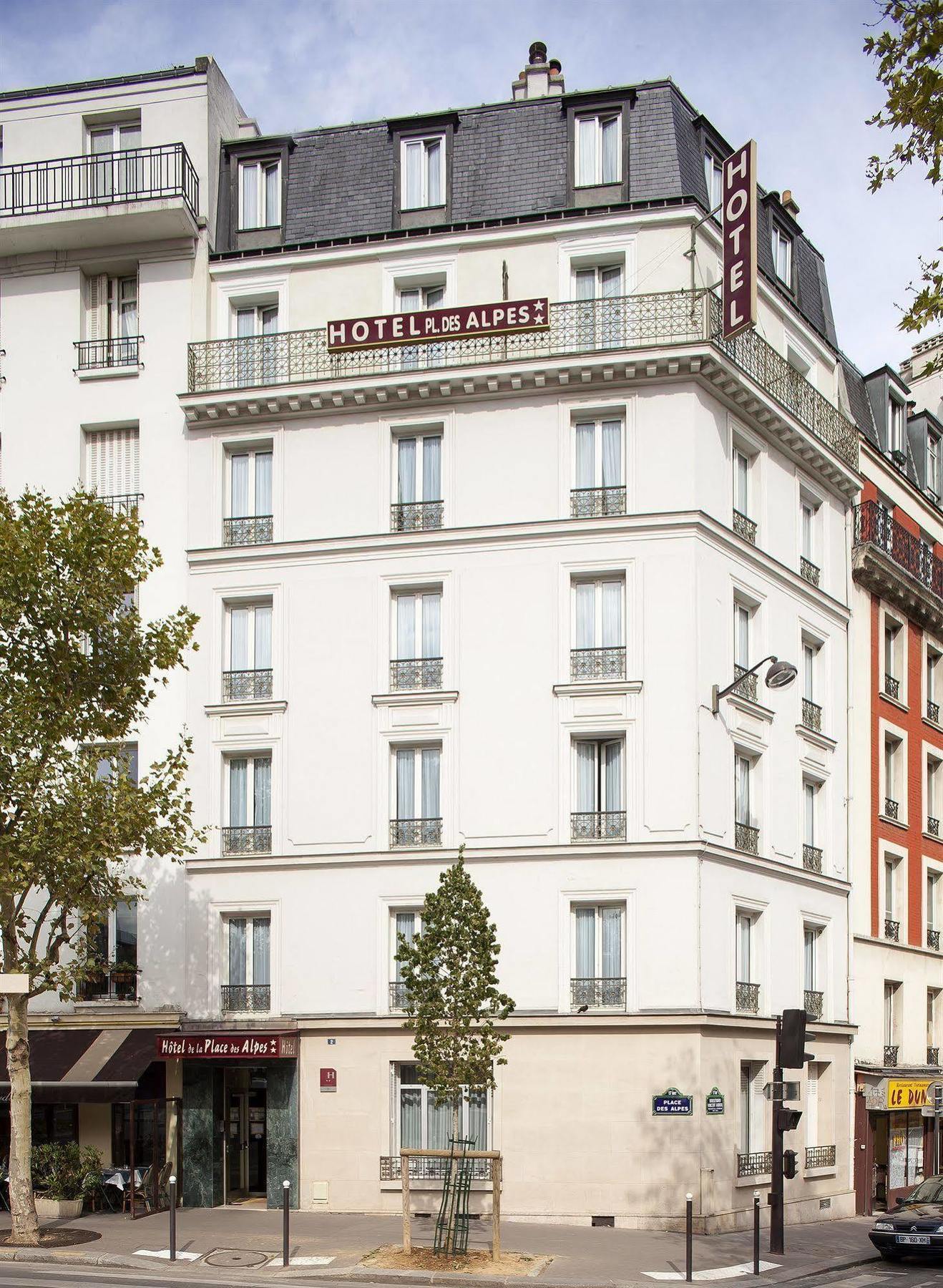 Hotel De La Place Des Alpes Paříž Exteriér fotografie